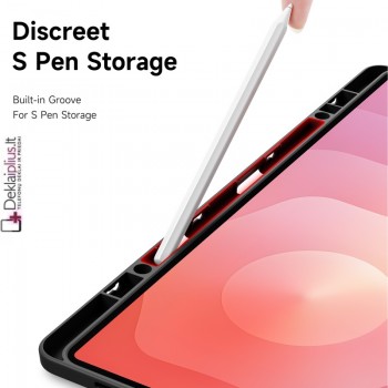 Dux Ducis Magi dėklas turintis 6 padėčių stovą - juodas (Samsung Galaxy Tab S11 Ultra 14.6 (X930/X936/X920) Dux Ducis Magi dėklas turintis 6 padėčių stovą - juodas (Samsung Galaxy Tab S11 Ultra 14.6 (X930/X936/X920)